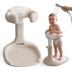 KiddyMoon Baby Shower Stand Support Adjustable Height Stable Base, Beige, UNI