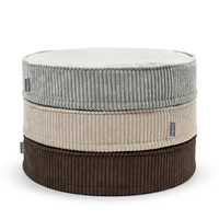 KiddyMoon 3-Piece Foam Elements for Kids Children's Room Accessory, light grey-beige-brown, Mx3