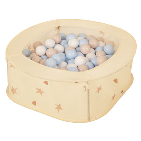 , light beige: pastel beige-pastel blue-white, 200 Balls