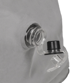 KiddyMoon Inflatable Sensory Peapod Chair For Kids With Handles And Pump, Grey, XL