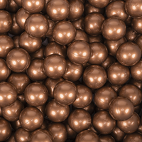 KiddyMoon Soft Plastic Play Balls ∅ 7cm/2.75in Mono-colour certified Made in EU, copper, 300 Balls/7cm-2.75in