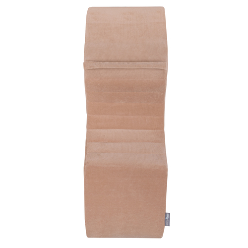 KiddyMoon Foam Soft Seesaw Rocker Ride-On Hopper Bean Bouncy Jumping Playing for Children, Montessori Toy For Kids Made of Foam, Made in The EU, desert pink, M