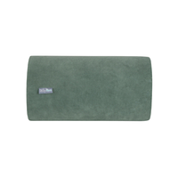 KiddyMoon Foam Playground Velvet for Kids Obstacle Course for Children Montessori Toy for Babies Soft Construction Blocks Element, Tunnel/Hill, Certified Made in The EU, forest green, roller