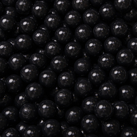 KiddyMoon Soft Plastic Play Balls ∅ 6cm / 2.36 Multi Colour Made in EU, black, 200 Balls/6cm-2.36in