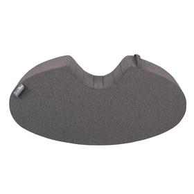 KiddyMoon Foam Soft Seesaw Rocker Ride-On Hopper Bean Bouncy Jumping Playing for Children, Montessori Toy For Kids Made of Foam, Made in The EU, darkgrey, 78x25x35cm