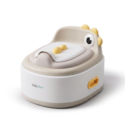 KiddyMoon Potty Training Chair for Toddlers 3-in-1 Seat and Step Stool, Beige, UNI