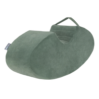 KiddyMoon Foam Soft Seesaw Rocker Ride-On Hopper Bean Bouncy Jumping Playing for Children, Montessori Toy For Kids Made of Foam, Made in The EU, forest green, M