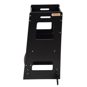 KiddyMoon Kitchen Helper for Toddlers and Kids, adjustable Height Level, ST-003, black