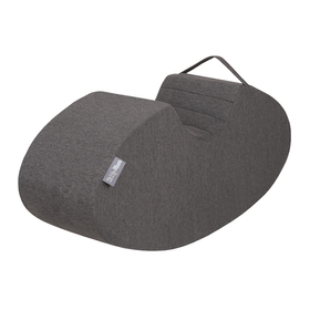 KiddyMoon Foam Soft Seesaw Rocker Ride-On Hopper Bean Bouncy Jumping Playing for Children, Montessori Toy For Kids Made of Foam, Made in The EU, darkgrey, 78x25x35cm