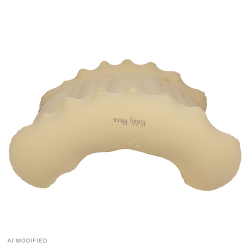 KiddyMoon Inflatable Rocker PVC Sensory Toy, Beige, L