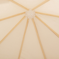 KiddyMoon Play Tent for Kids Pavilion Playhouse Indoor Outdoor NK-002, natural colour