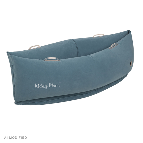 KiddyMoon Inflatable Sensory Peapod Chair For Kids With Handles And Pump, Blue, M