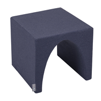 KiddyMoon Foam playground set - wedge L/hill/tunnel/steps PPZ-244, navy blue, Multi-Size