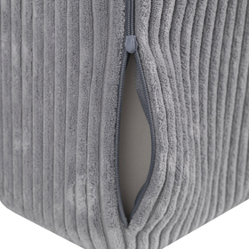 KiddyMoon Multifunctional Foam Mattress Foldable Bed Armchair Kids Children Sofa Folding Toddler Couch Chair for Playroom Bedroom Living Room, dark grey, 165x70x10 cm