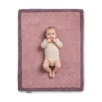 KiddyMoon Baby Play Mat for Kids, Soft and Non-Slip, Pink