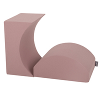 KiddyMoon Foam Playground for Kids Obstacle Course for Children Montessori Toy for Babies Soft Construction Blocks Element, Ramp/Halfshaft, Certified Made in The EU, heather:-, Multi-Size