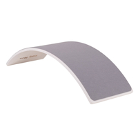 KiddyMoon Wooden Balance Board for Children Wooden Swing Board Montessori Toy for Kids Balancing Board for Babies 80x30cm, white, 83x29,5x1,7/Felt