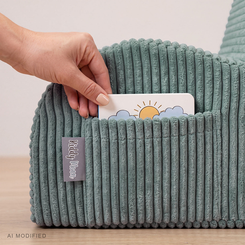 KiddyMoon KM-FT-CLOUD Furniture Armchairs, green
