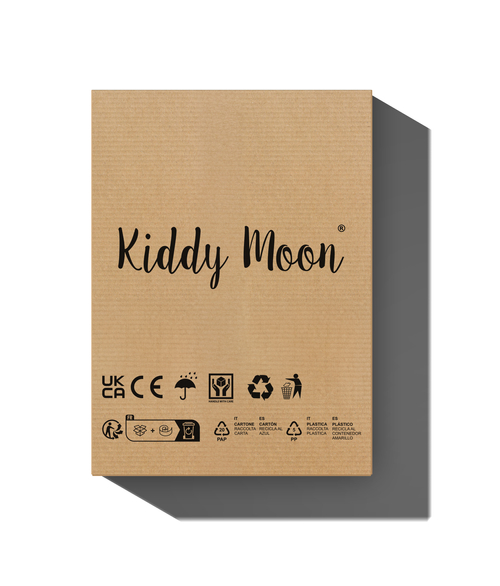 KiddyMoon Baby Foam Ball Pit with Balls ∅ 7cm / 2.75in Made in EU, light grey:light turquoise/white/transparent, 90 x 30 cm / 200 Balls