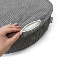 KiddyMoon 3-Piece Foam Elements for Kids Children's Room Accessory, fioletowy-beżowy-ciemnoszary