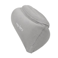 KiddyMoon Inflatable Sensory Peapod Chair For Kids With Handles And Pump, Grey, L