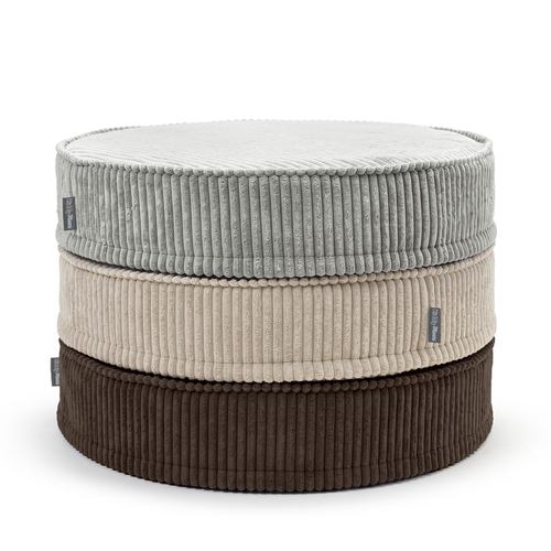 KiddyMoon 3-Piece Foam Elements for Kids Children's Room Accessory, light grey-beige-brown, Lx3