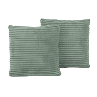 KiddyMoon Children Pillow Decorative Cushion 30x30 cm Comfort Set Of 2, Green, 2 Pillows