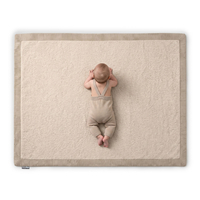 KiddyMoon Baby Play Mat for Kids, Soft and Non-Slip, Beige