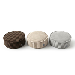 KiddyMoon 3-Piece Foam Elements for Kids Children's Room Accessory, light grey-beige-brown, Sx3