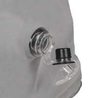 KiddyMoon Inflatable Sensory Peapod Chair For Kids With Handles And Pump, Grey, M