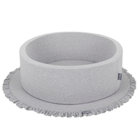 KiddyMoon Foam Play Mat for Children Montessori Soft Children's Floor Playground Toddlers and Babies Crawling Mat Soft Toy Carpet Kids Nursery and Playroom, Made in EU, light grey, XL