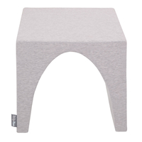 KiddyMoon Foam Set for Kids Obstacle Course for Children Montessori Toy for Babies Soft Construction Blocks Element, Tunnel/Hill, Certified Made in The EU, lightgrey:-, Multi-Size