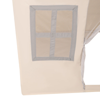 KiddyMoon Playhouse For Kids Foldable Durable Child's Play Tent Fabric Indoor And Outdoor Use Compact Design Easy Assembly And Storage Creative Space For Imagination And Fun, white-grey: pastel beige/green-grey/pastel yellow/white, 200 Balls