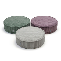 KiddyMoon 3-Piece Foam Elements for Kids Children's Room Accessory, green-light grey-purple, Mx3