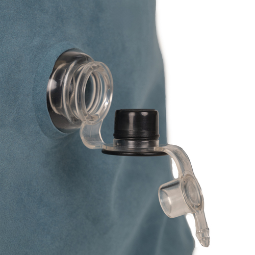 KiddyMoon Inflatable Sensory Peapod Chair For Kids With Handles And Pump, Blue, L