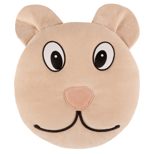 KM-DC-59 KiddyMoon Animal pillow for children, Beige, UNI