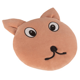 KM-DC-59 KiddyMoon Animal pillow for children, Reddish, UNI