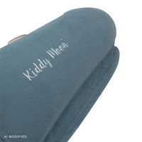 KiddyMoon Inflatable Sensory Peapod Chair For Kids With Handles And Pump, Blue, L