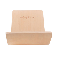 KiddyMoon Wooden Balance Board for Children Wooden Swing Board Montessori Toy for Kids Balancing Board for Babies 80x30cm, Natural, 83x29,5x1,4