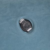 KiddyMoon Inflatable Sensory Rocker Chair For Kids With Pump And Handles, Blue, L