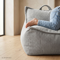 KiddyMoon KM-FTP-NEST Furniture Armchairs, light grey