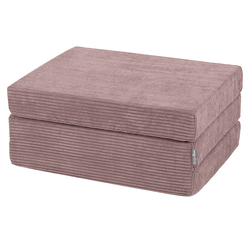 KiddyMoon Multifunctional Foam Mattress Foldable Bed Armchair Kids Children Sofa Folding Toddler Couch Chair for Playroom Bedroom Living Room, purple, 165x70x10 cm