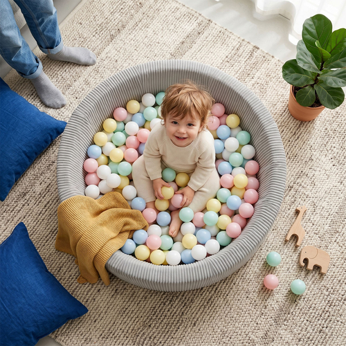 , Light Grey, 90 x 30 cm / 200 Balls