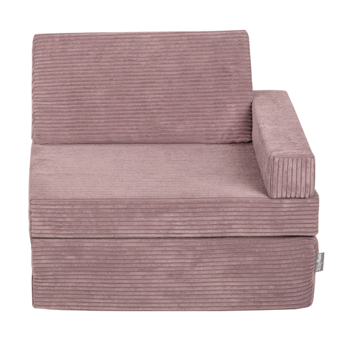 KiddyMoon Armchair Kids Foldable Children Multifunctional Foam Mattress Sofa Bed Folding Toddler Couch Chair for Playroom Bedroom Living Room, purple, Armchair