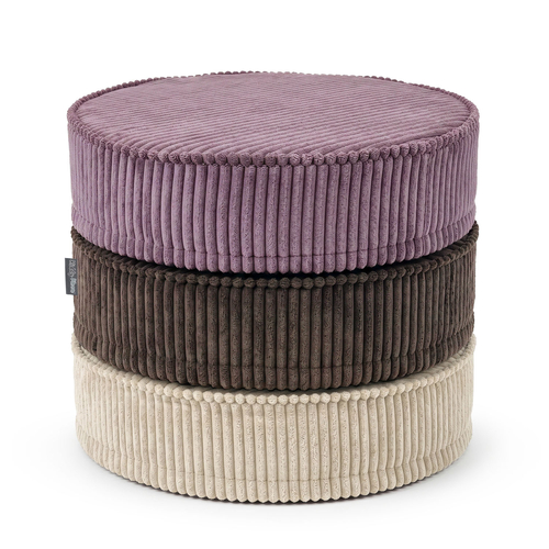 KiddyMoon 3-Piece Foam Elements for Kids Children's Room Accessory, beige-brown-purple, Mx3