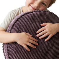 KiddyMoon 3-Piece Foam Elements for Kids Children's Room Accessory, green-light grey-purple, Mx3