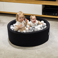 Ball pit cover, black, 90x30