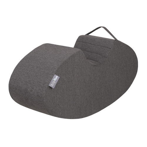 KiddyMoon Foam Soft Seesaw Rocker Ride-On Hopper Bean Bouncy Jumping Playing for Children, Montessori Toy For Kids Made of Foam, Made in The EU, darkgrey, 78x25x35cm