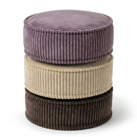 KiddyMoon 3-Piece Foam Elements for Kids Children's Room Accessory, beige-brown-purple, Sx3