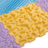 KiddyMoon Sensory Puzzle Mat for Kids Orthopedic Game Tiles, Multi, 6 Pieces